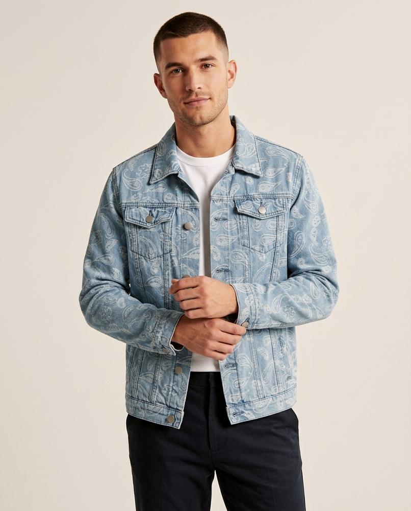 Lands Mode - Tufir | Gemusterte Baumwoll Jacke Herren
