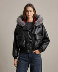 Lands Mode - Novas | Gefütterte Pelzbesetzte Jacke Damen