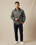 Lands Mode - Munes | Velourartig Zweifarbig Jacke Unisex