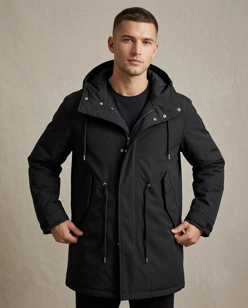 Lands Mode - Aomon | Hochgeschlossener Taillenregulierbarer Mantel Unisex
