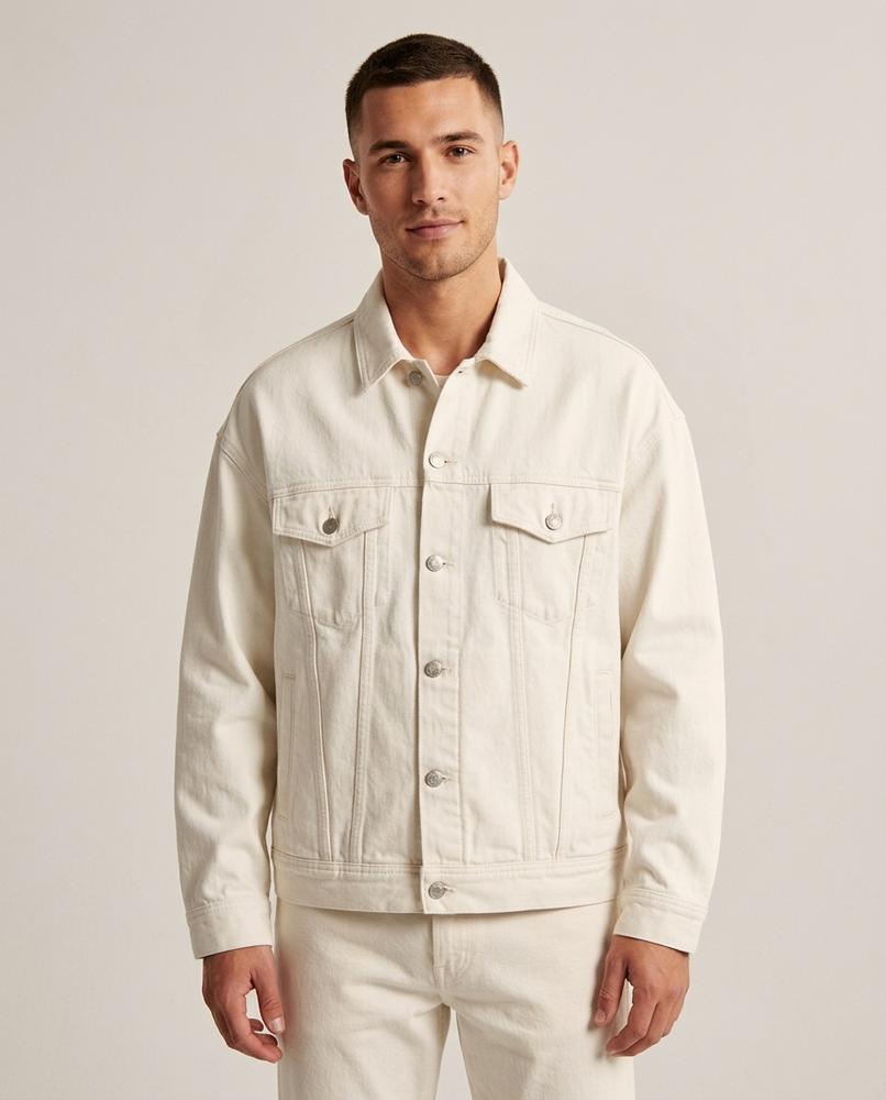Lands Mode - Yurel | Geknöpfte Denim Jacke Unisex