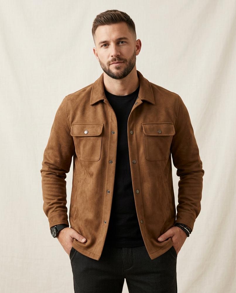 Lands Mode - Cotod | Gefilzte Langärmlige Jacke Herren