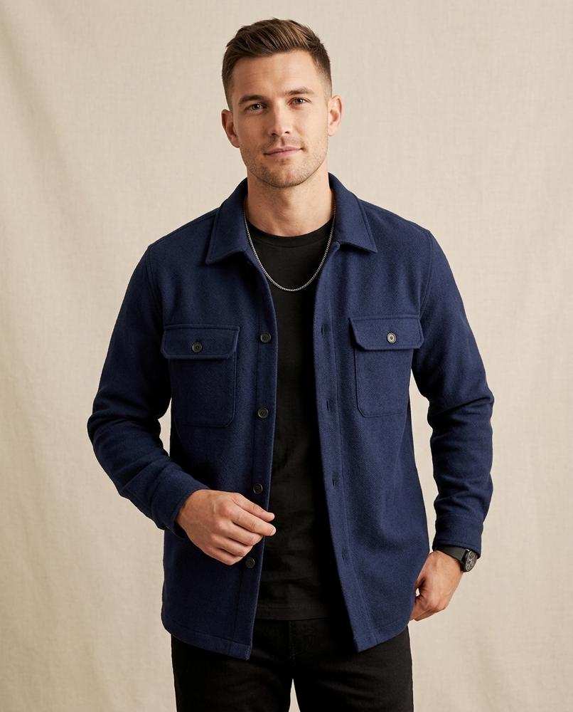 Lands Mode - Cotod | Gefilzte Langärmlige Jacke Herren