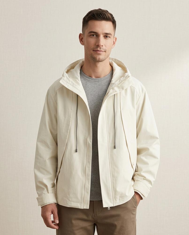 Lands Mode - Ketak | Gefütterte Unifarbene Jacke Unisex