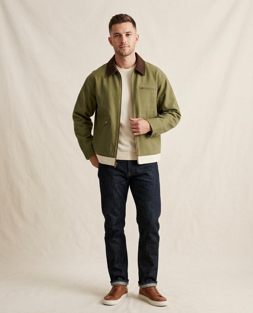 Lands Mode - Rupet | Zweifarbige Canvas Jacke Unisex