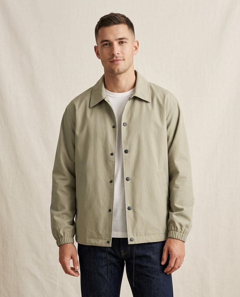 Lands Mode - Vusan | Geknöpft Leicht Jacke Unisex