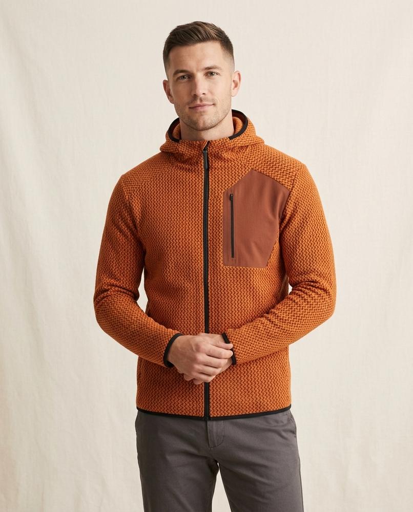 Lands Mode - Luzer | Gitter Fleece Jacke Herren