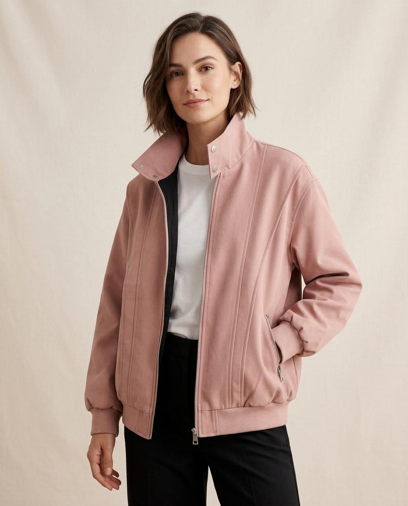 Lands Mode - Yuket | Strukturierte Hochgeschlossene Jacke Unisex