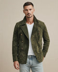 Lands Mode - Dulom | Zweireihig Geknöpft Jacke Herren