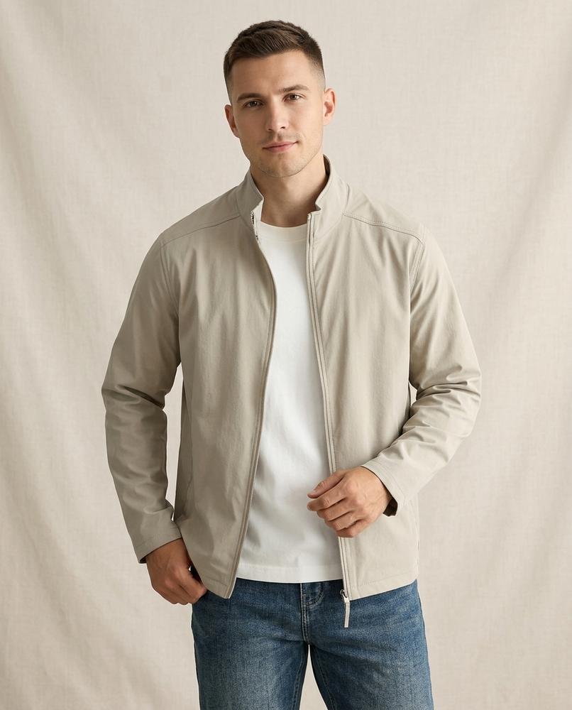 Lands Mode - Kukok | Leichte Stehkragen Jacke Herren