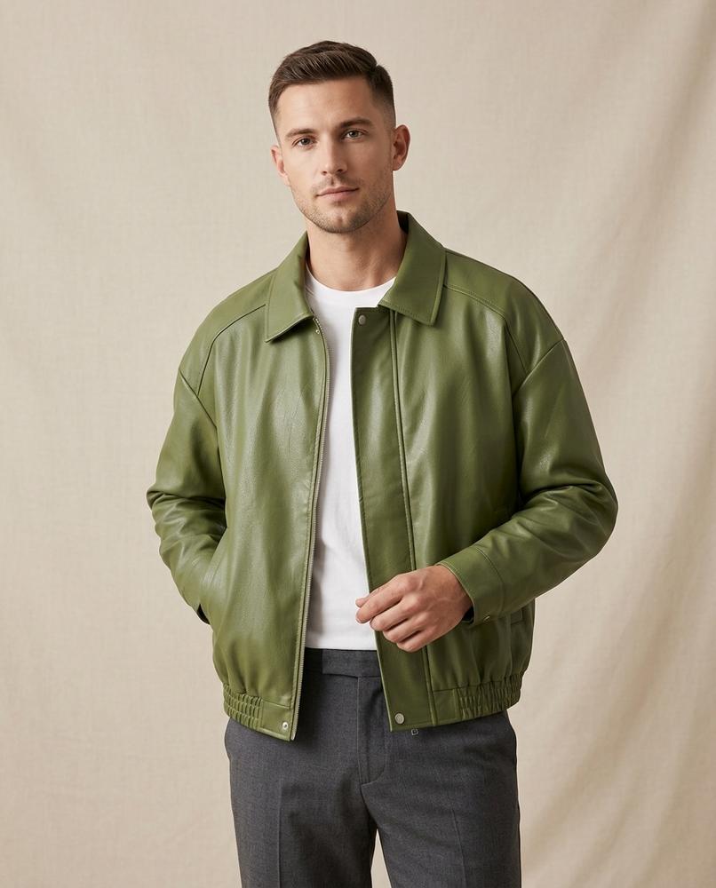 Lands Mode - Kedin | Blousonartige Glatte Jacke Unisex