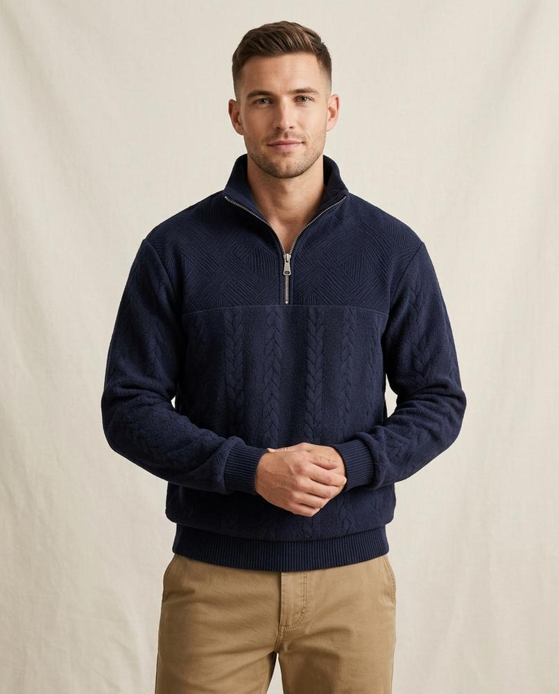 Lands Mode - Lubok | Strukturiert Warm Pullover Herren