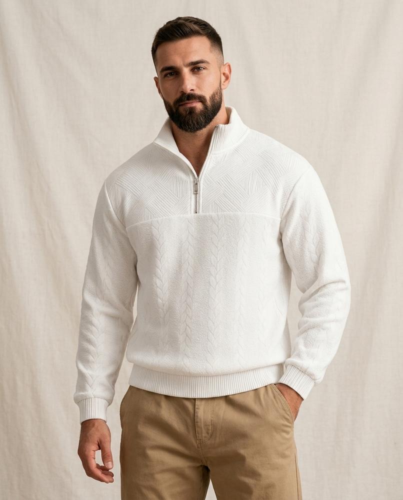 Lands Mode - Lubok | Strukturiert Warm Pullover Herren
