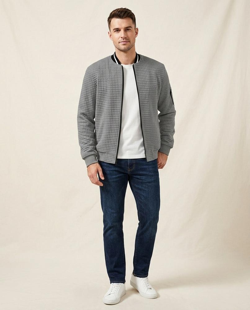 Lands Mode - Tikit | Gesteppte Bomber Jacke Herren