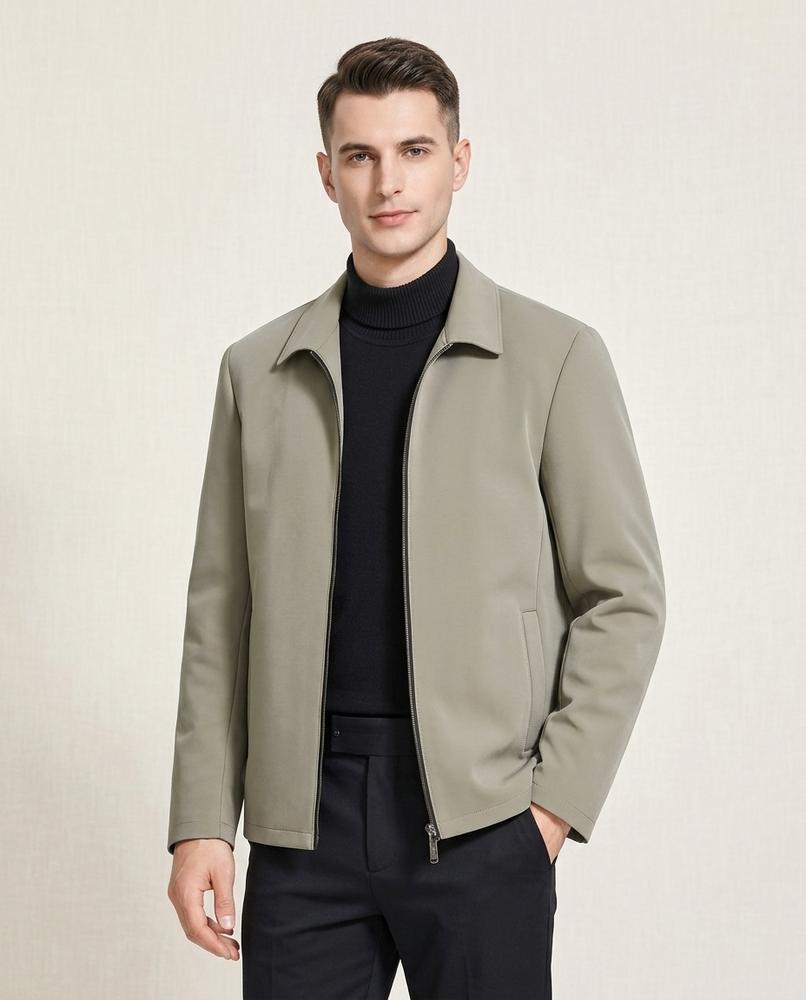Lands Mode - Zilus | Gefütterte Knitterfreie Jacke Herren