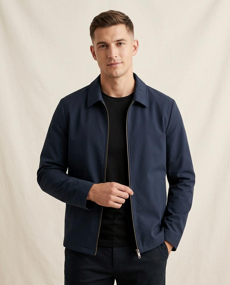 Lands Mode - Zilus | Gefütterte Knitterfreie Jacke Herren