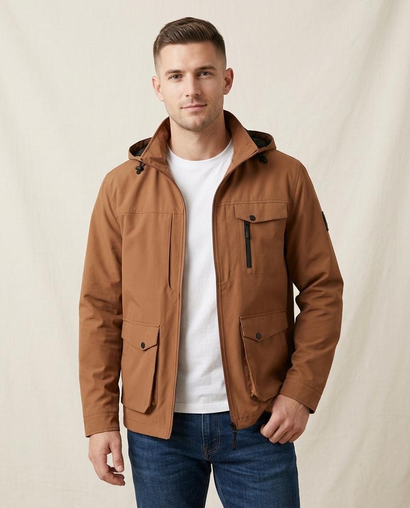Lands Mode - Zetav | Reißverschluss Kapuzen Jacke Herren