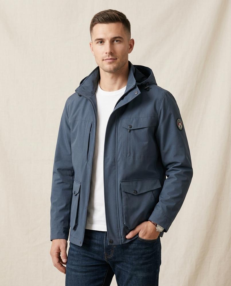Lands Mode - Zetav | Reißverschluss Kapuzen Jacke Herren