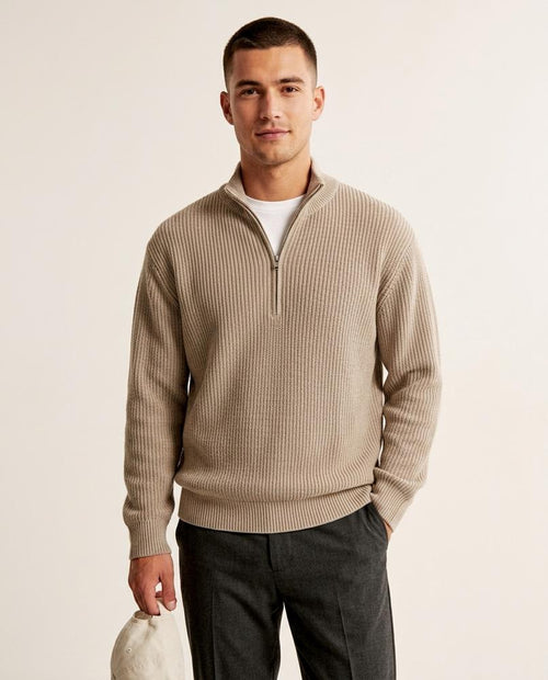 Lands Mode - Ceped | Gerippt Gestrickt Pullover Herren