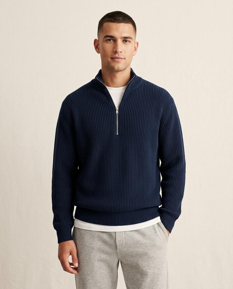 Lands Mode - Ceped | Gerippt Gestrickt Pullover Herren