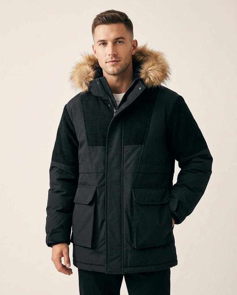 Lands Mode - Lidon | Gefüttert Strukturiert Jacke Herren