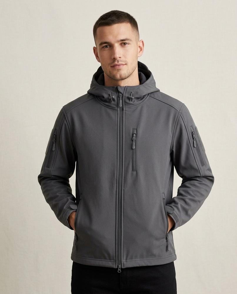 Lands Mode - Cawel | Reißverschluss Softshell Jacke Herren