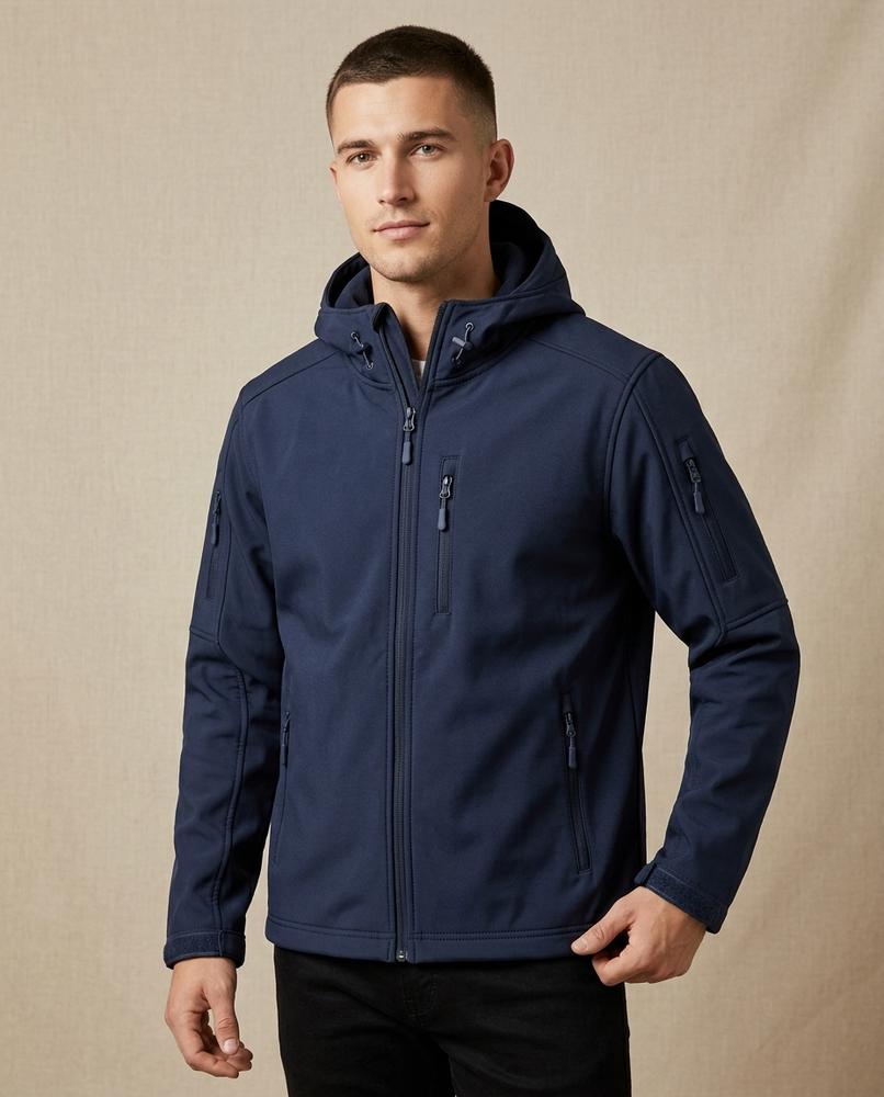 Lands Mode - Cawel | Reißverschluss Softshell Jacke Herren