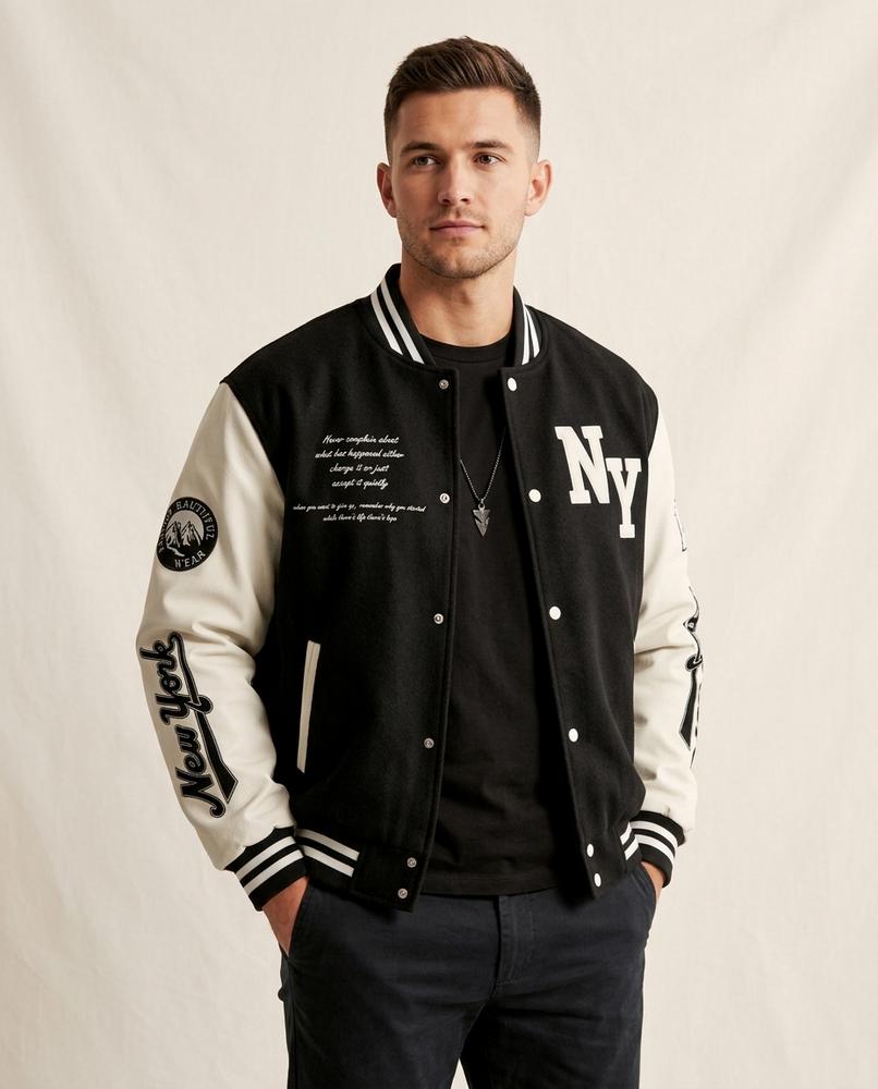 Lands Mode - Tovas | Bestickt Zweifarbig Jacke Herren