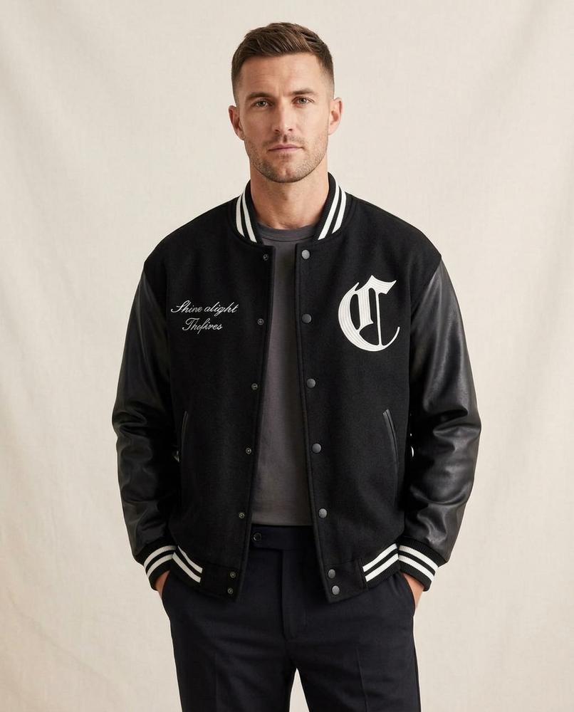 Lands Mode - Nihil | Bestickt Gerippt Jacke Unisex
