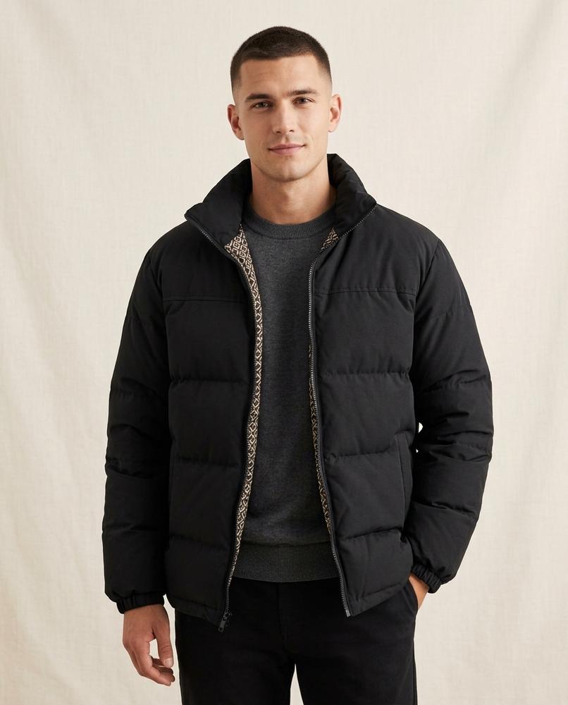Lands Mode - Ausek | Wattiert Zweifarbig Jacke Herren