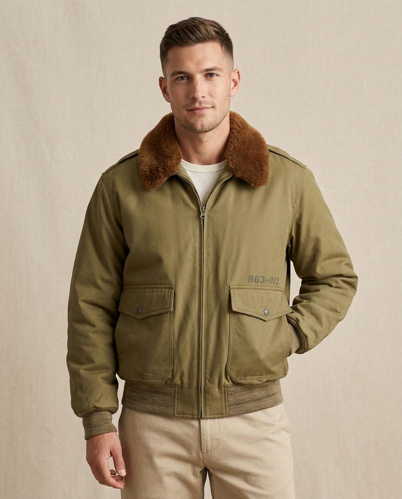 Lands Mode - Dekel | Gefütterte Pelzbesetzte Jacke Unisex