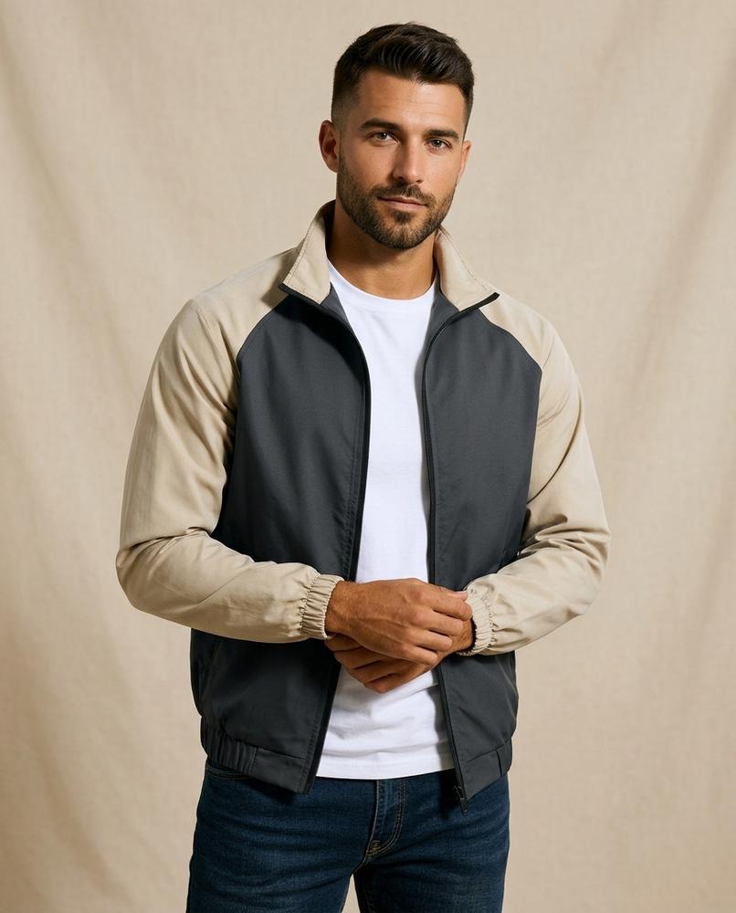 Lands Mode - Ronon | Zweifarbige Leichte Jacke Herren