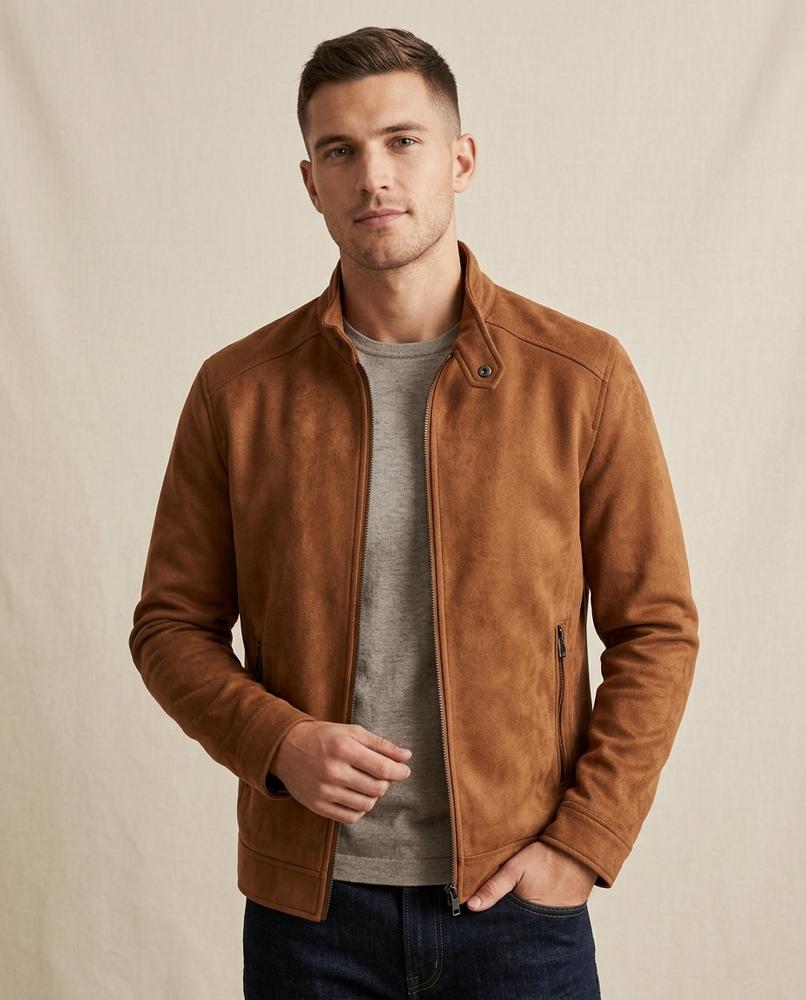 Lands Mode - Mezus | Taillierte Strukturierte Jacke Herren