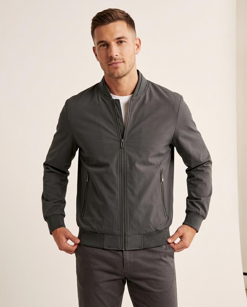 Lands Mode - Suvin | Gefütterte Langärmlige Jacke Herren
