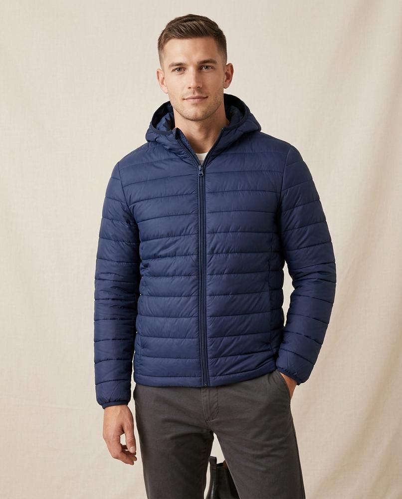 Lands Mode - Yalin | Gesteppte Gefütterte Jacke Herren
