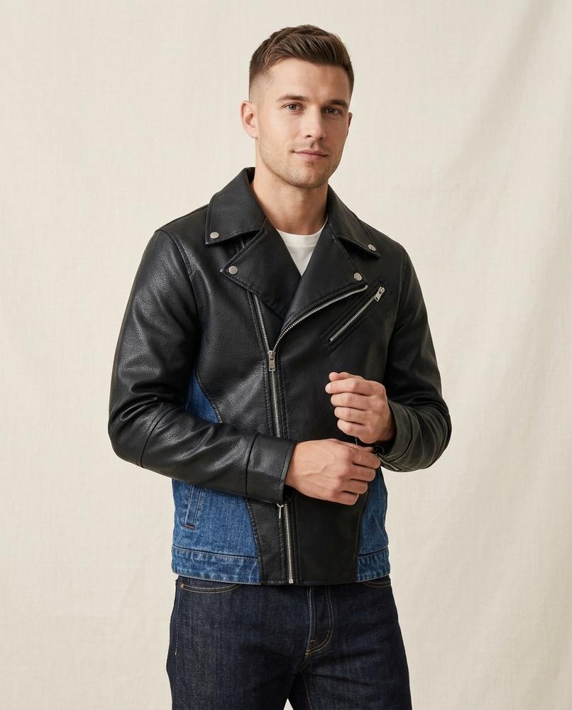 Lands Mode - Zezud | Asymmetrische Kombinierte Jacke Herren