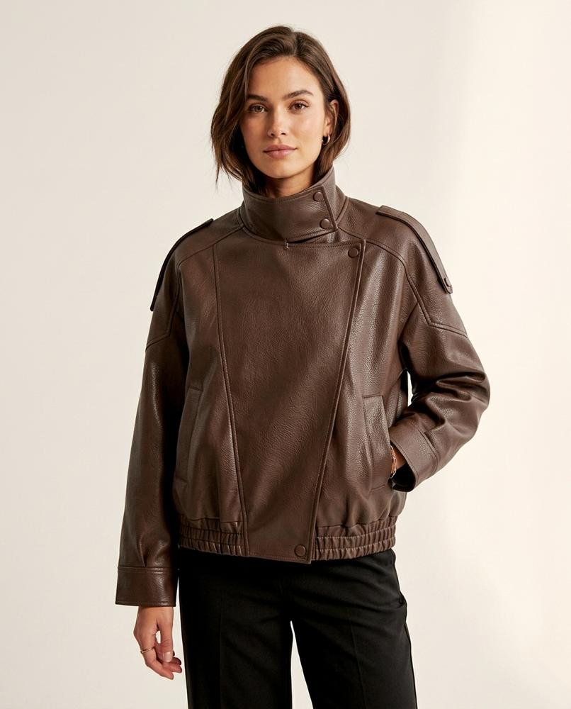 Lands Mode - Vawor | Hochgeschlossen Genarbt Jacke Damen