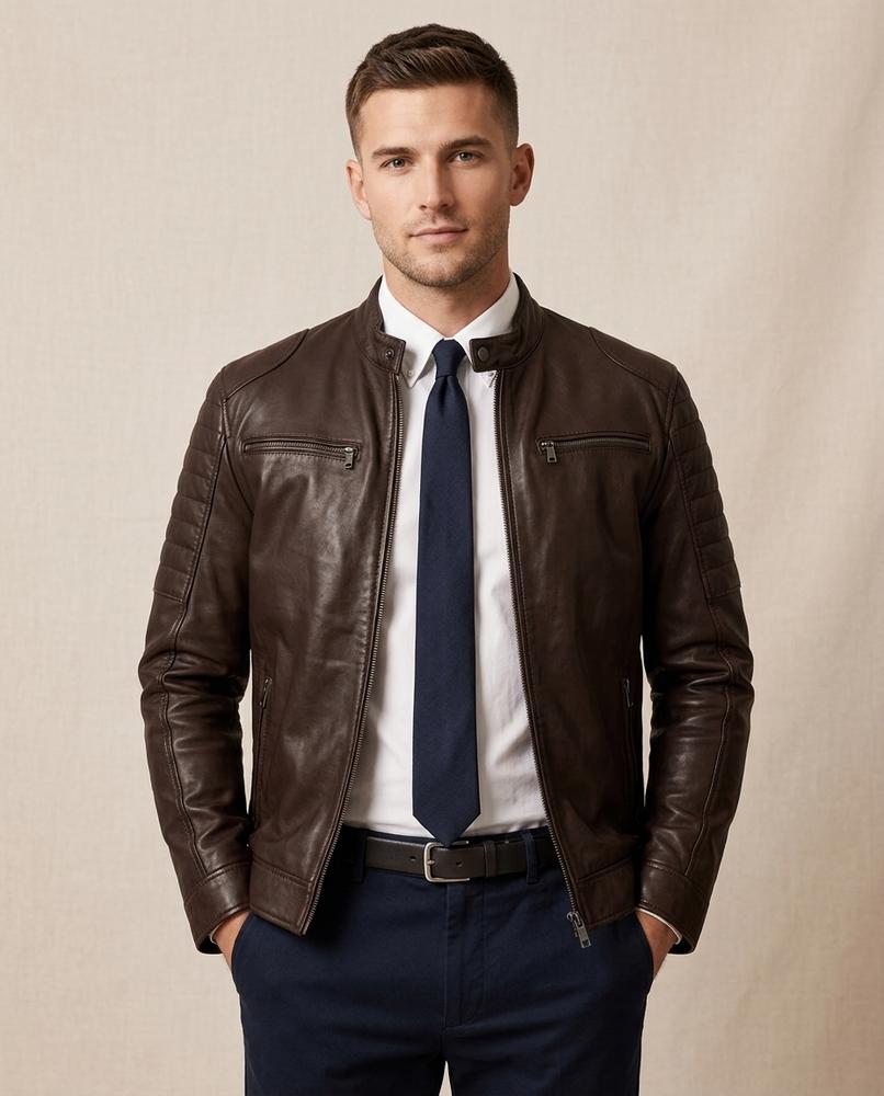 Lands Mode - Liwek | Glatt Tailliert Jacke Herren