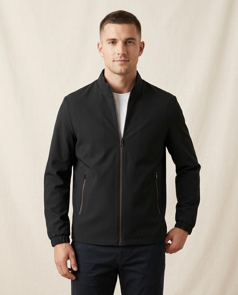 Lands Mode - Kuzil | Gefütterte Glatte Jacke Herren