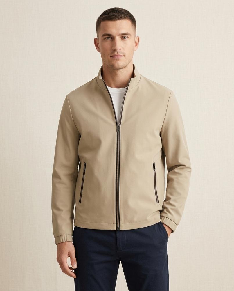 Lands Mode - Kuzil | Gefütterte Glatte Jacke Herren
