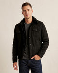 Lands Mode - Delas | Gefüttert Veloursartig Jacke Herren