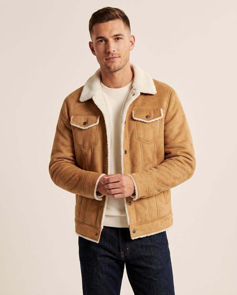 Lands Mode - Delas | Gefüttert Veloursartig Jacke Herren