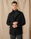 Lands Mode - Vosir | Velourartig Geknöpft Jacke Herren