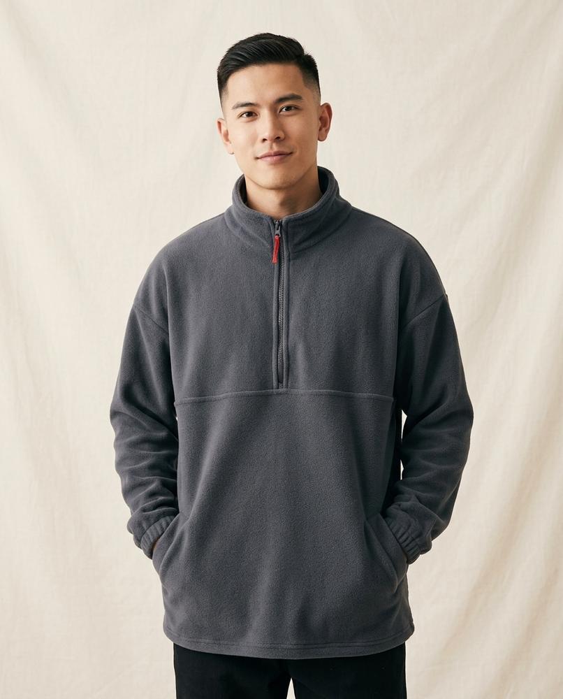 Lands Mode - Cotit | Lockerer Strukturierter Pullover Herren