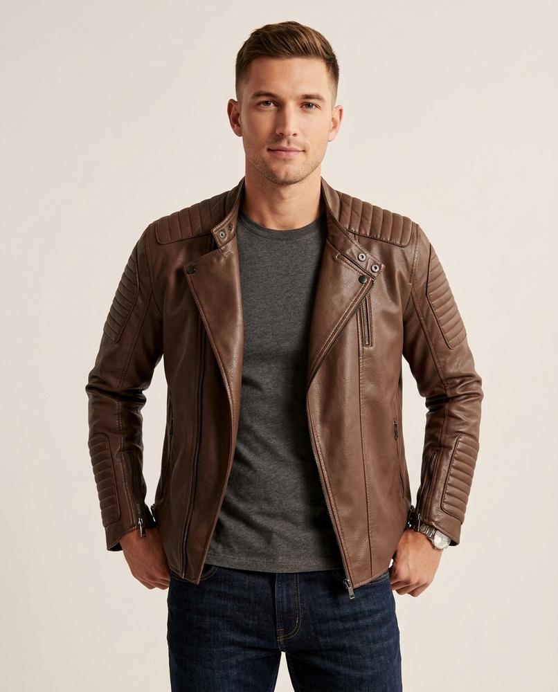Lands Mode - Vopul | Gesteppte Asymmetrische Jacke Herren