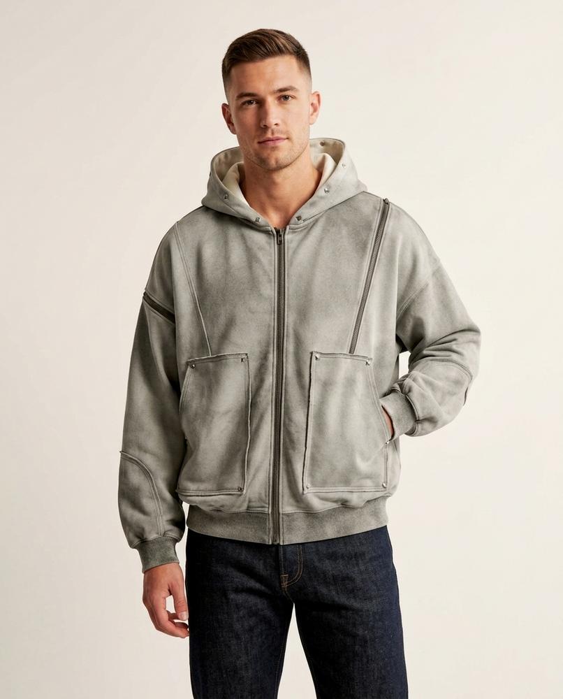 Lands Mode - Sosul | Nietenbesetzt Gewaschen Hoodie Unisex