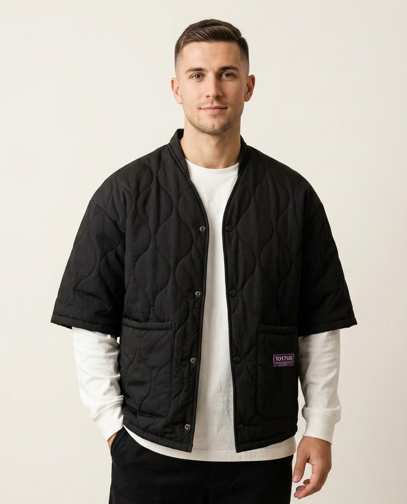 Lands Mode - Camad | Gesteppt Kurzärmelig Jacke Herren
