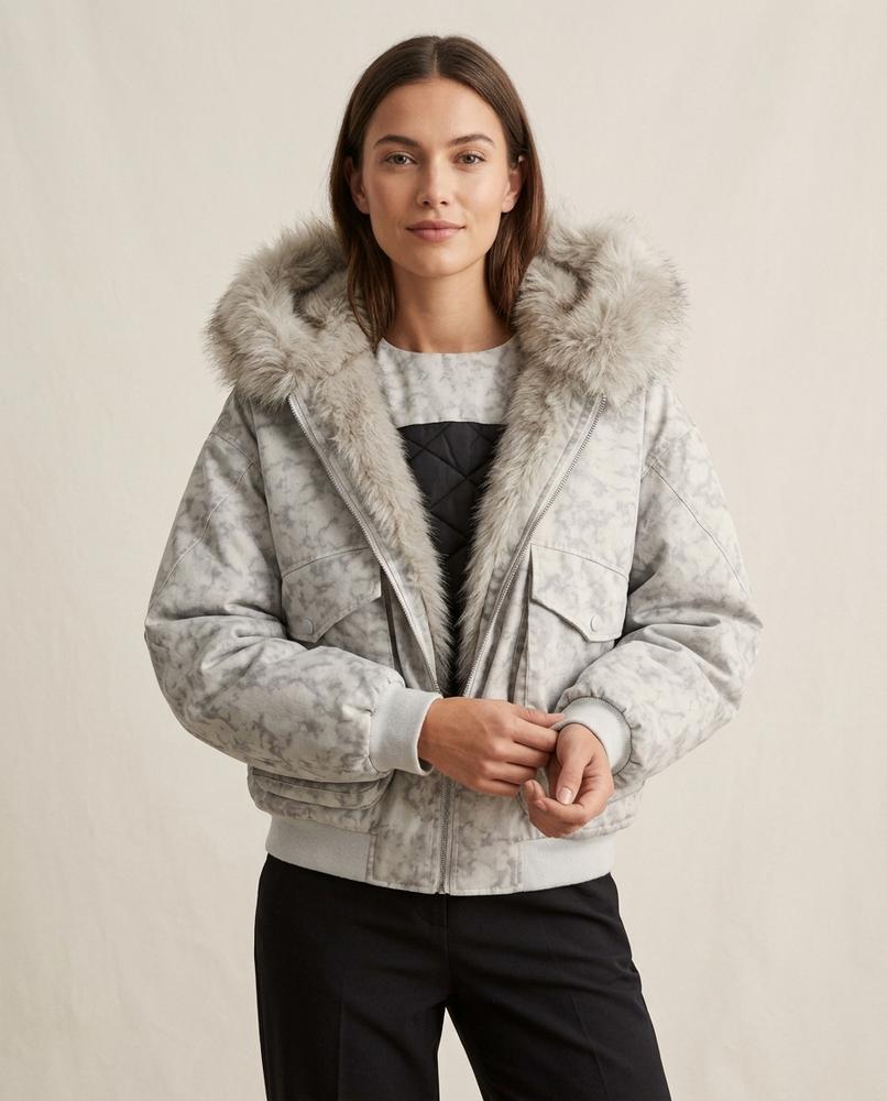 Lands Mode - Lepor | Fellbesetzte Gefütterte Jacke Damen