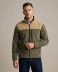 Lands Mode - Vozul | Zweifarbige Fleeceartige Jacke Herren