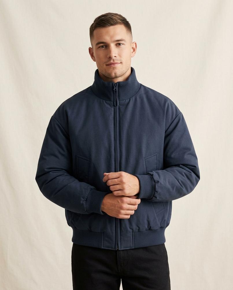 Lands Mode - Nifat | Wattierte Reißverschluss Jacke Unisex
